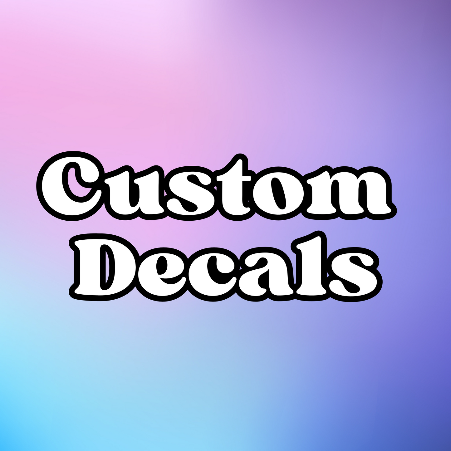 Custom UV DTF Decal