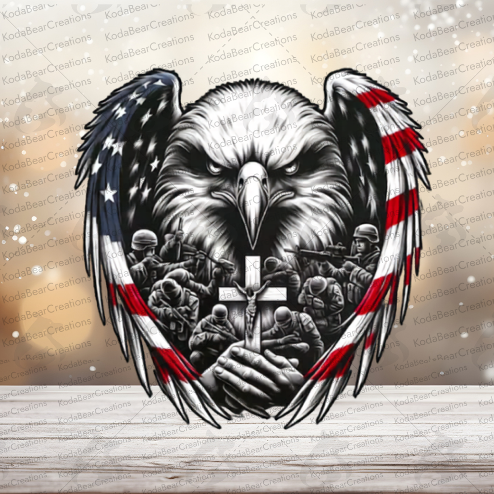 Faith & Freedom UV DTF Decal-D346