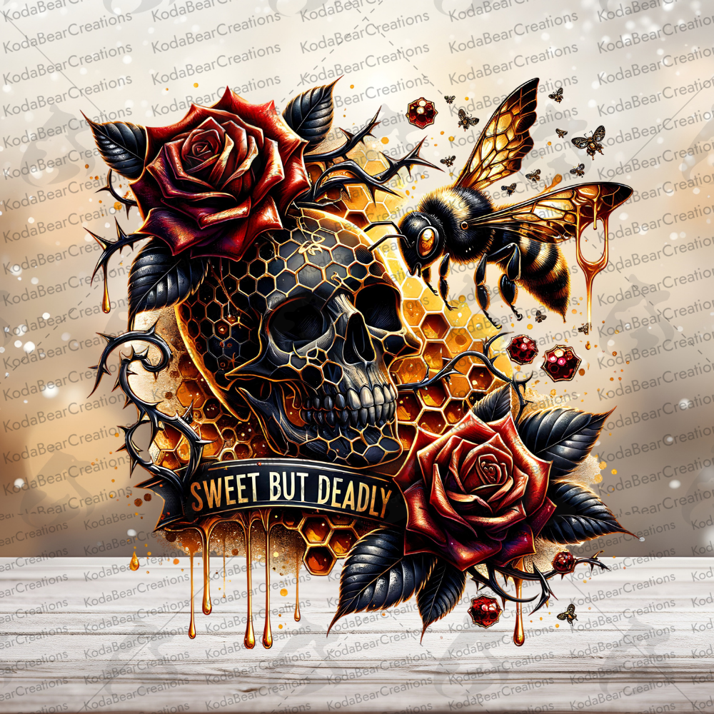Sweet But Deadly UV DTF decal-D329