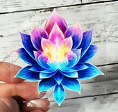 Lotus Flower UV DTF Decal