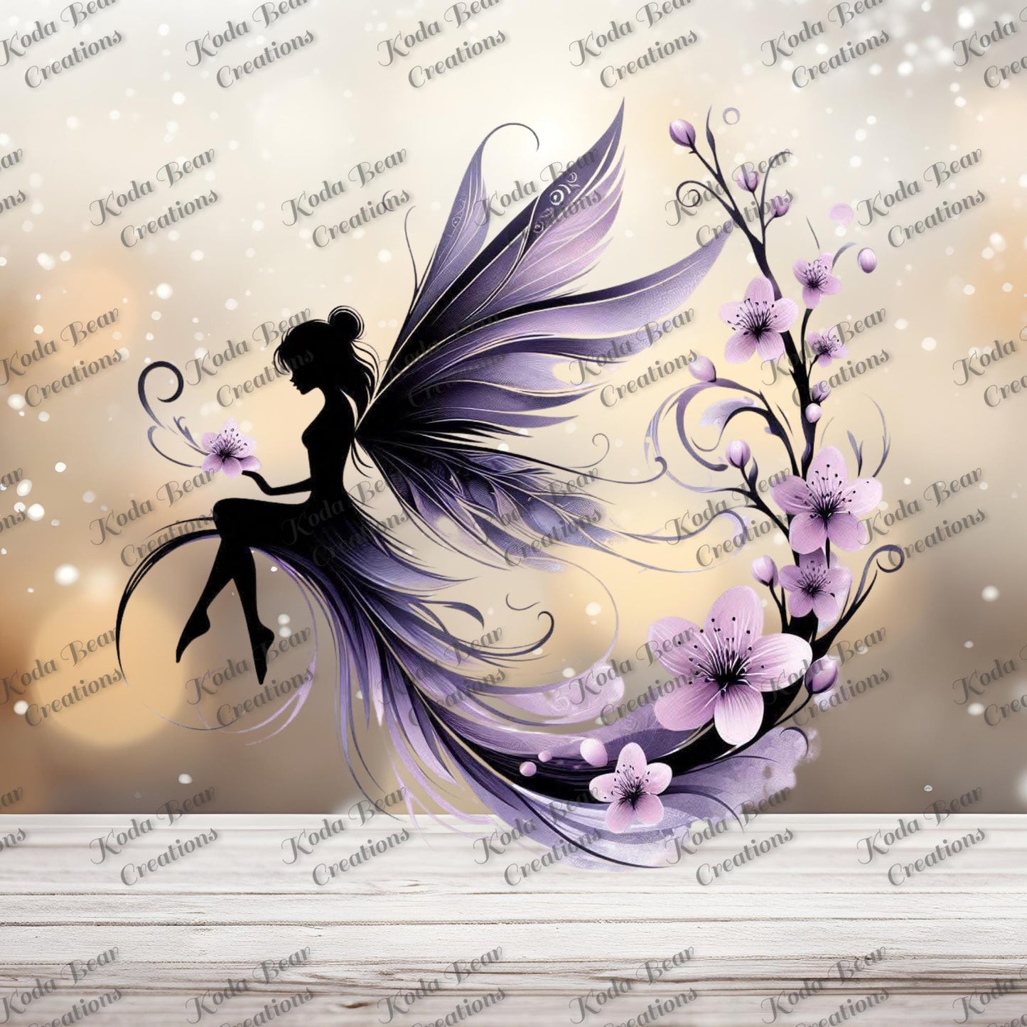 Blossom Fairy UV DTF Decal-D105