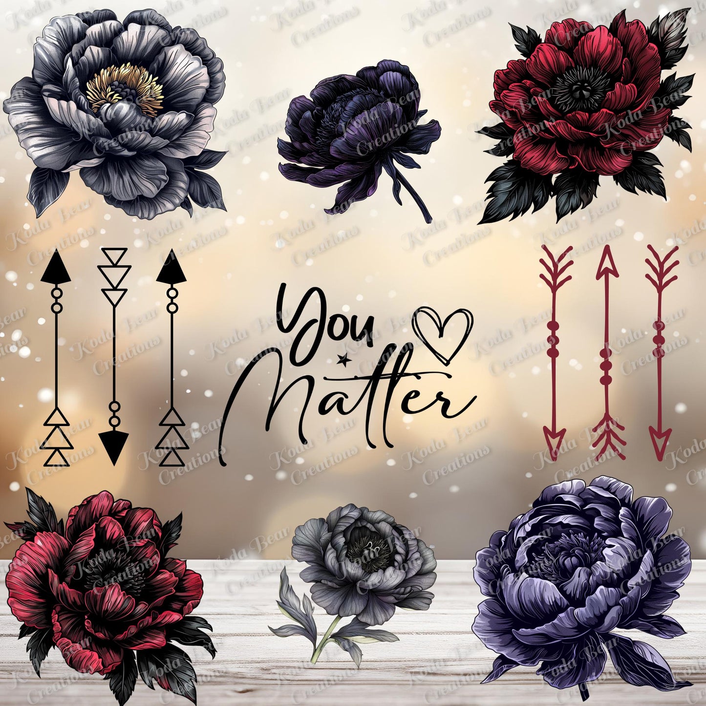 You Matter Element Sheet UV DTF Decals-E028