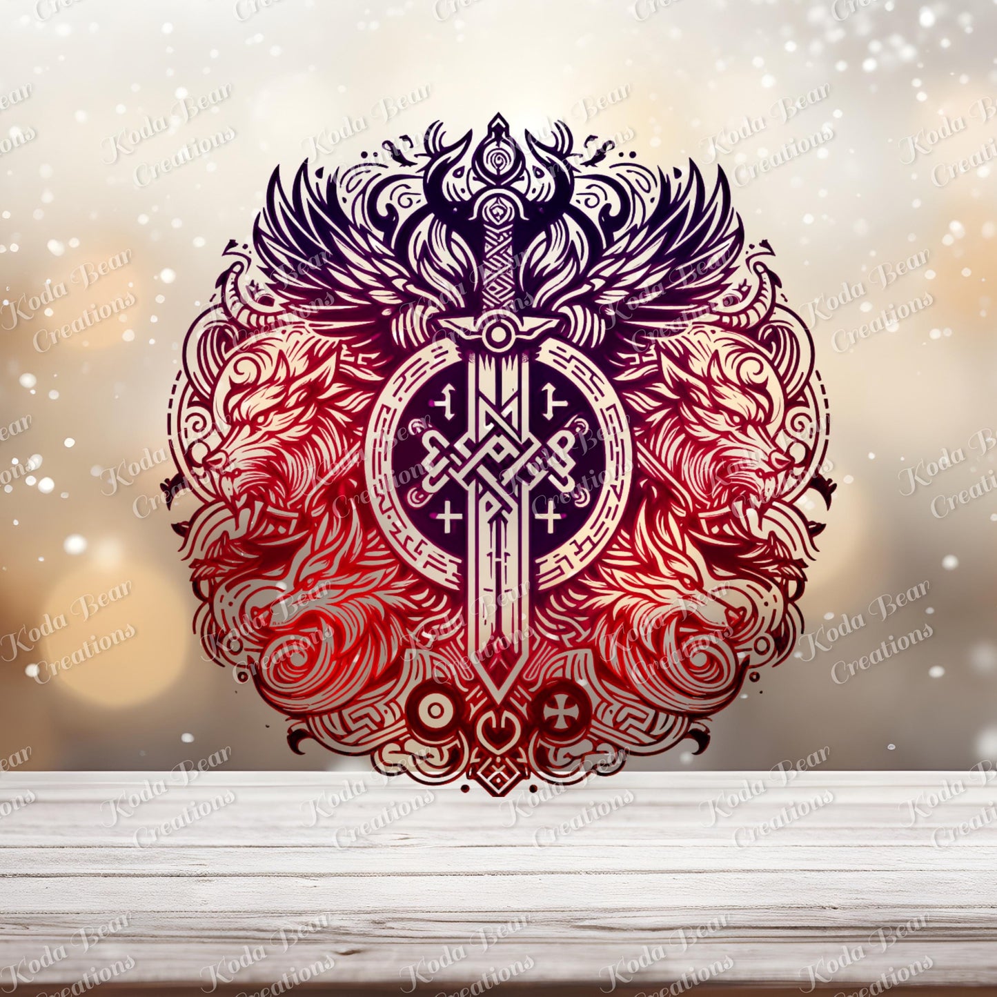 Nordic Shield UV DTF Decal