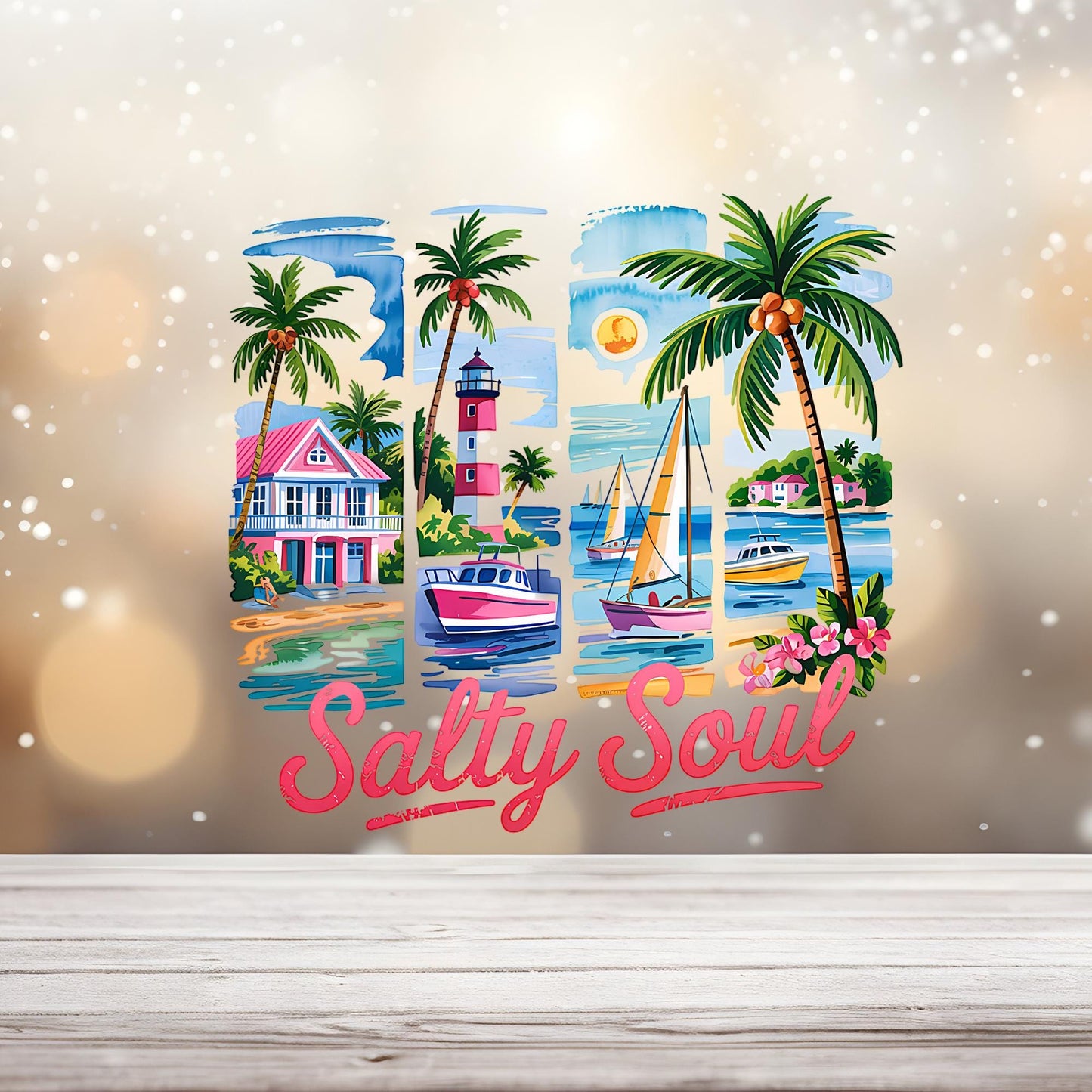 Salty Soul UV DTF Decal