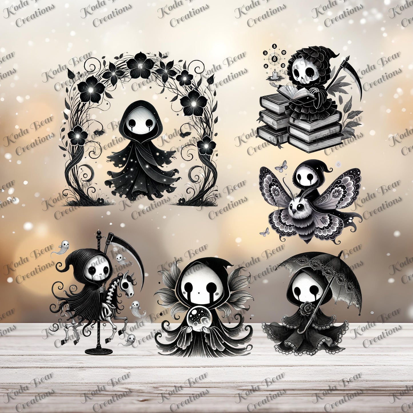 Reaper Element Sheet UV DTF Decals-E006