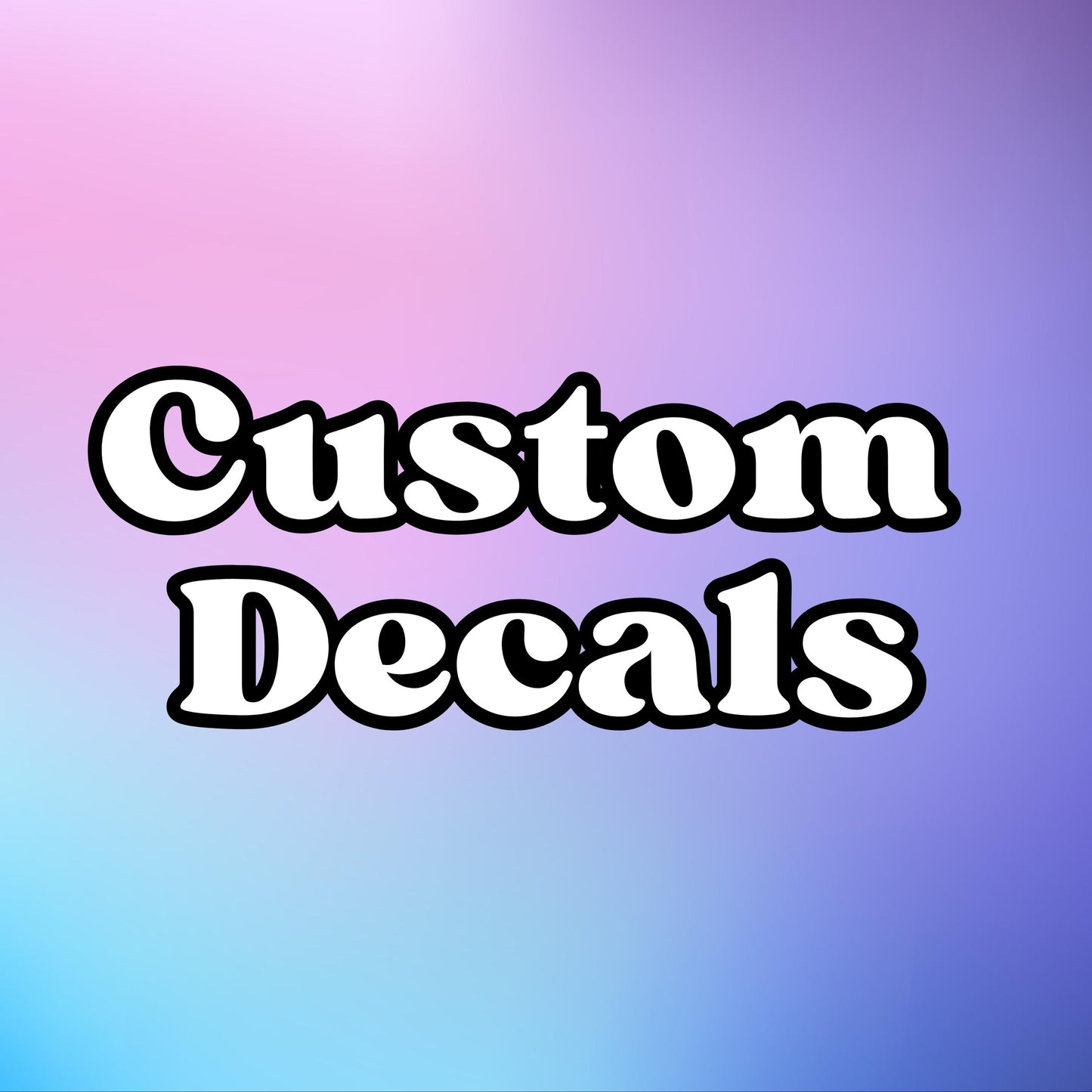 Custom UV DTF Decals