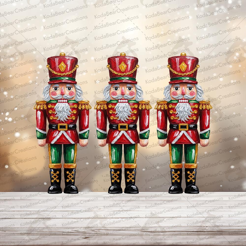 Nutcracker Trio UV DTF Decal-D049