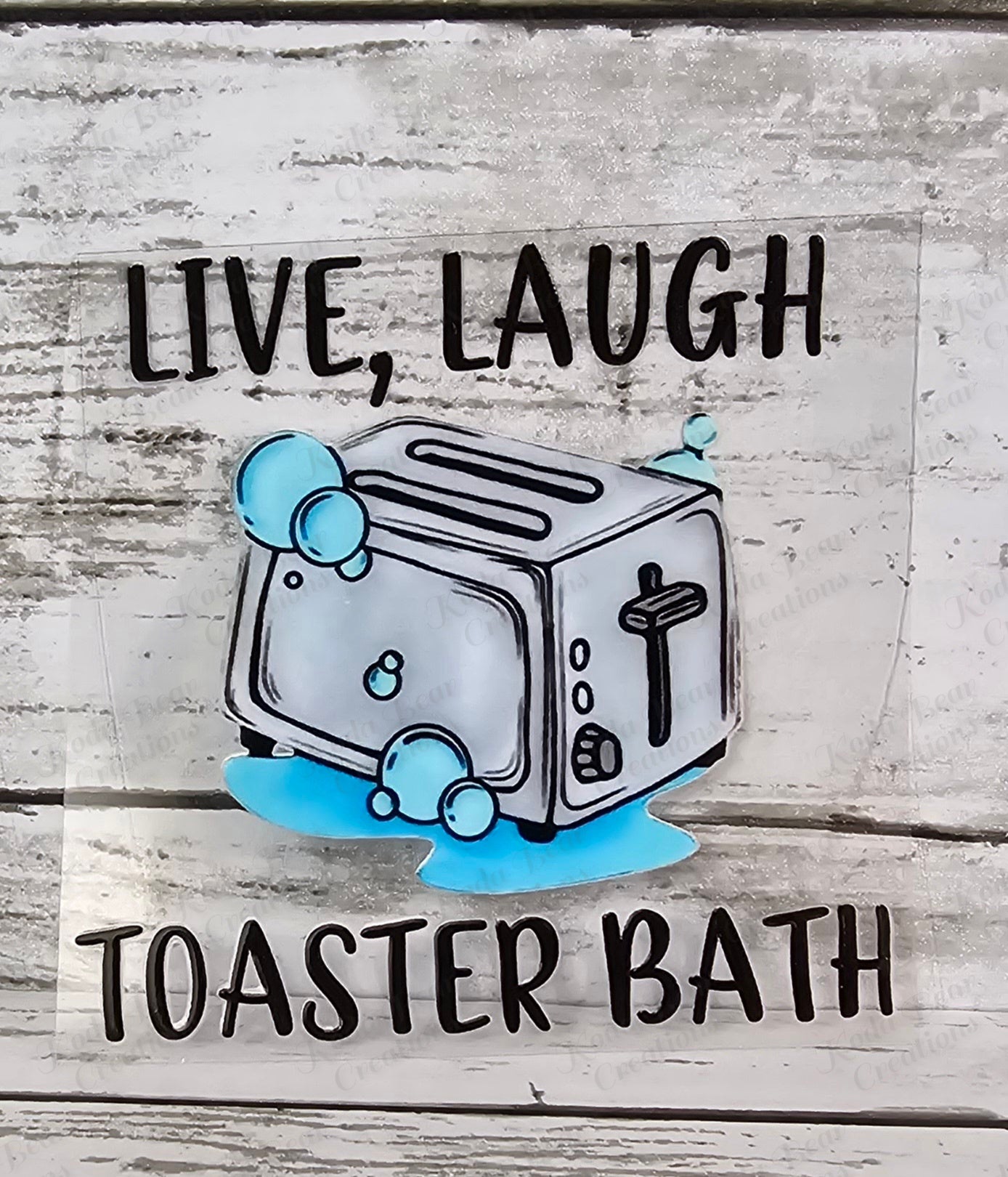 Live Laugh Toaster Bath