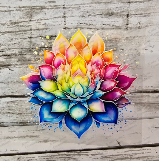 Watercolor Lotus