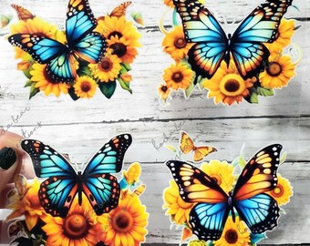 Butterflies and Sunflowers Element Sheet