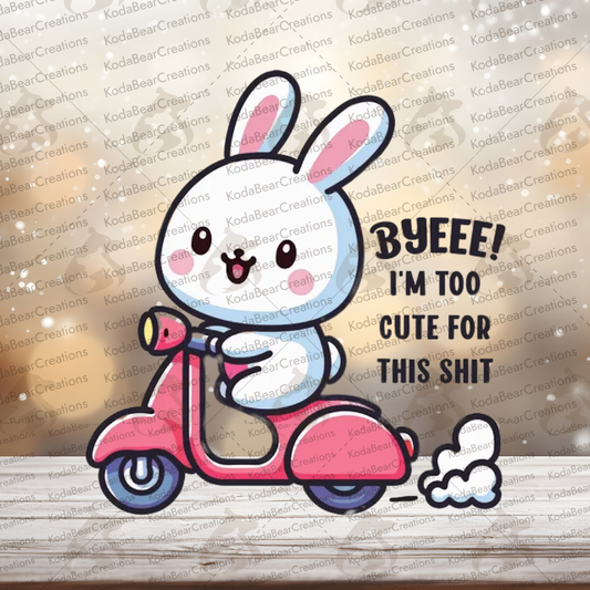 Byee! UV DTF Decal-D292
