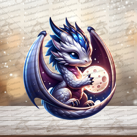 Celestial Dragon 1 UV DTF Decal-D293
