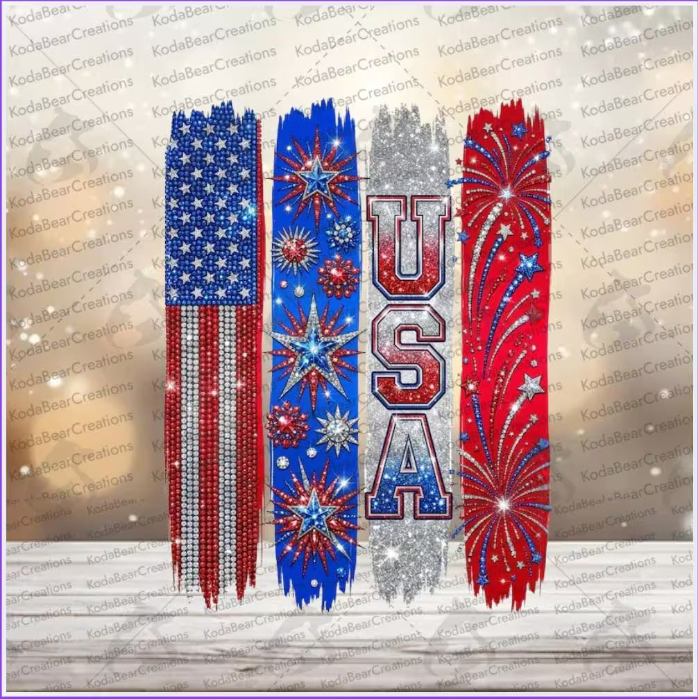 Faux Jeweled Hibiscus UV DTF Decal-D357