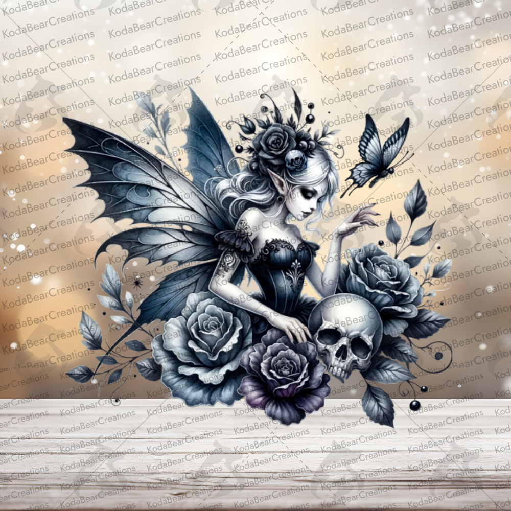 Gothic Fairy UV DTF Decal-D325