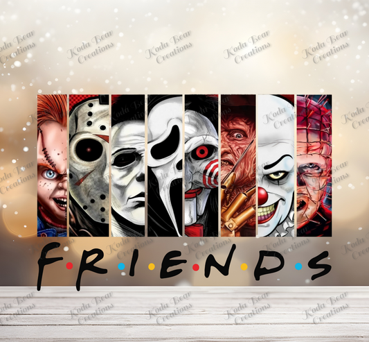 Halloween Friends UV DTF Decal