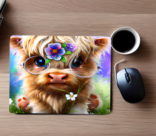 Highland Cow Mouse Pad