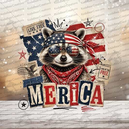 Merica UV DTF Decal-D336