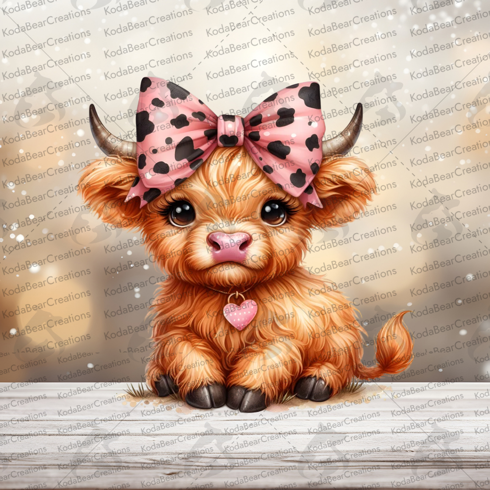 Pink Bow Cutie UV DTF Decal-D329