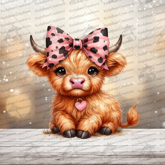 Pink Bow Cutie UV DTF Decal-D329