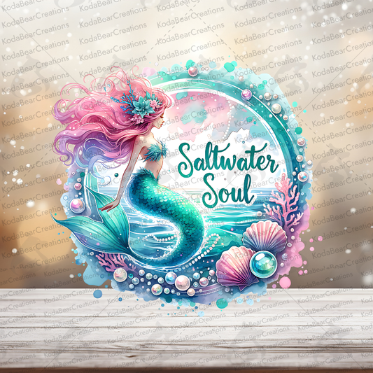 Saltwater Soul UV DTF Decal-D335