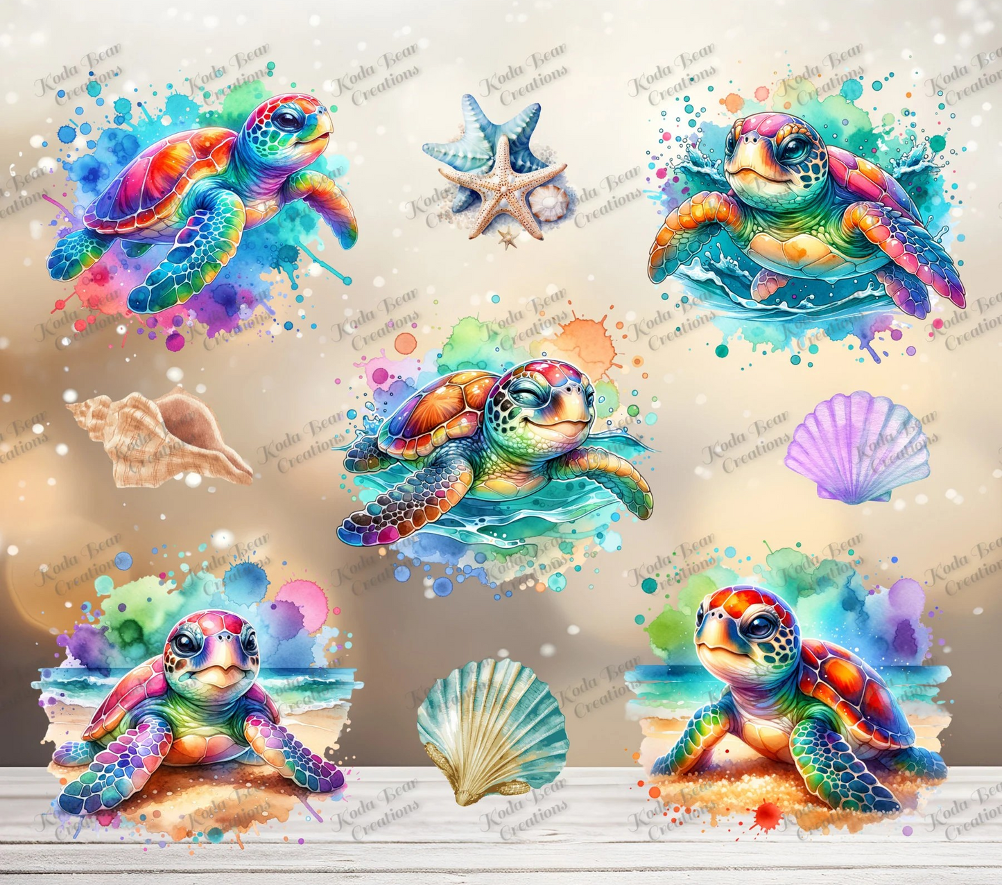 Sea Turtles Element Sheet