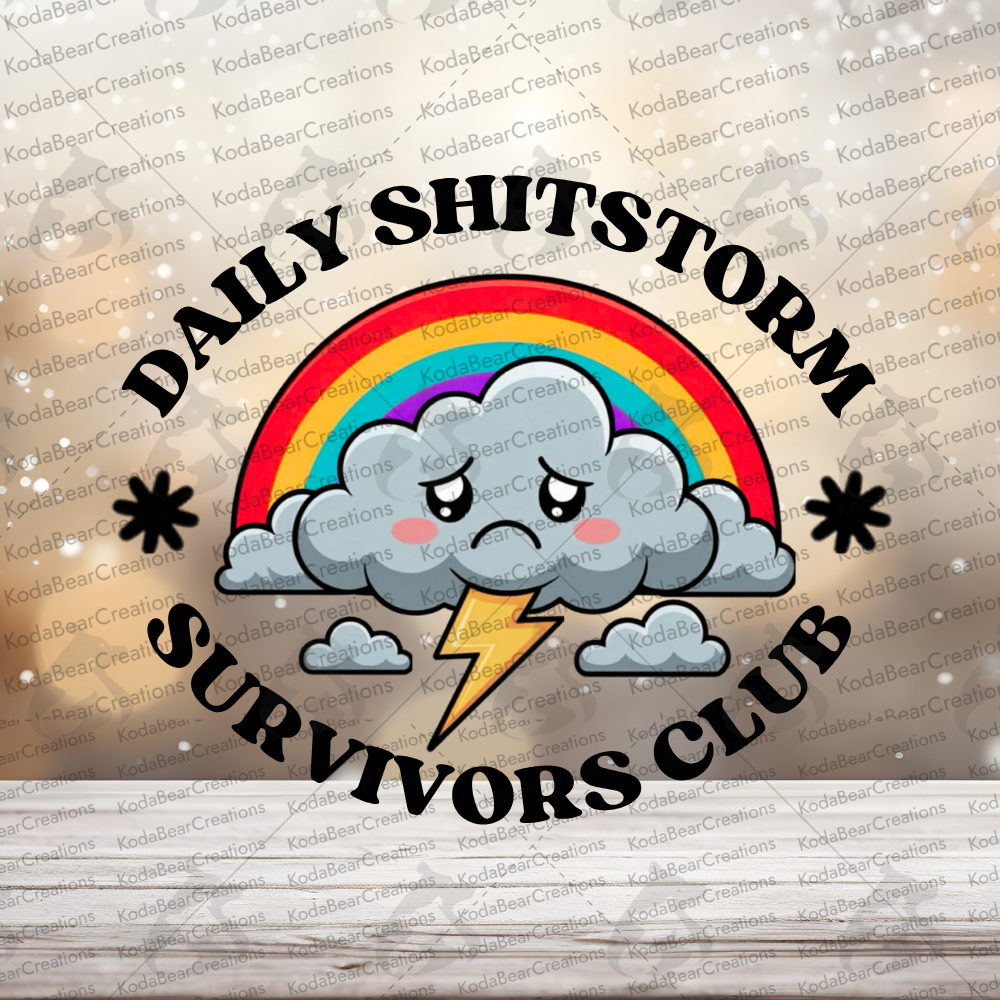 Shitstorm Survivors Club UV DTF decal-D314