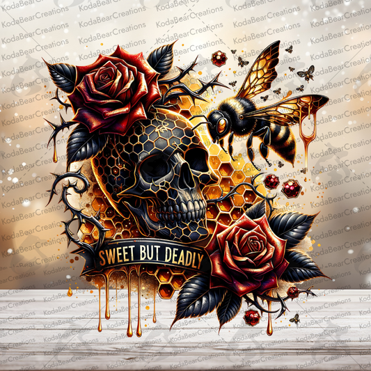 Sweet But Deadly UV DTF decal-D329