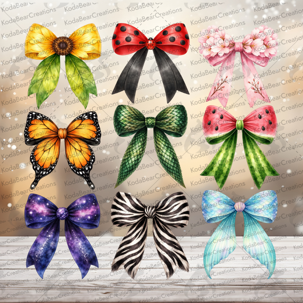 Tied by Nature Element Sheet UV DTF Decals-E082