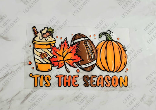 Tis the Season (football) UV DTF Decal
