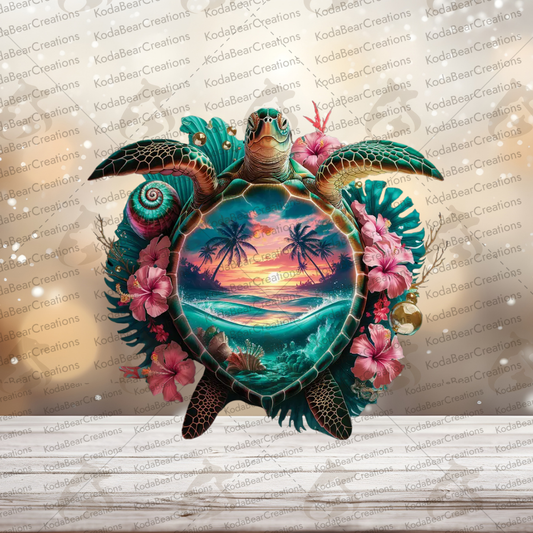 Turtle Exposure UV DTF Decal-D263