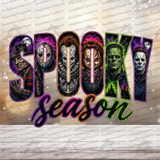 Halloween Uv Dtf Decal, Tumbler Wrap 6in, Waterproof Scratch Coat