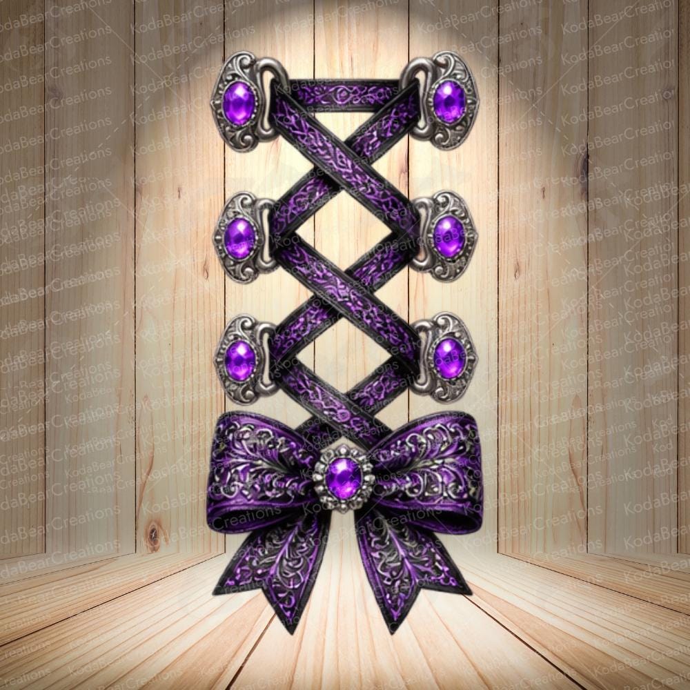 UV DTF Decal, Wild Corset Tumbler Sticker & Fabric Transfer Ready