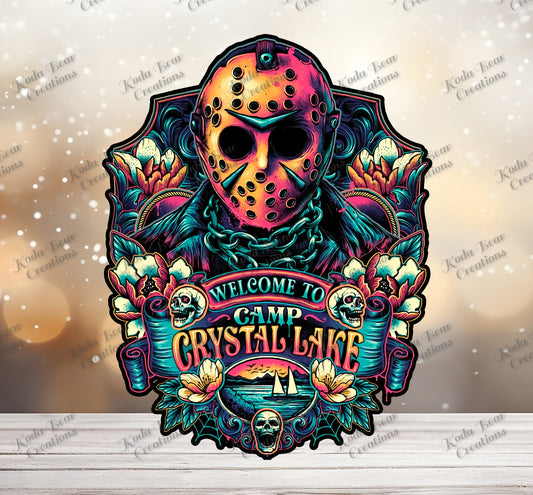 Camp Crystal Lake UV DTF Decal-D006