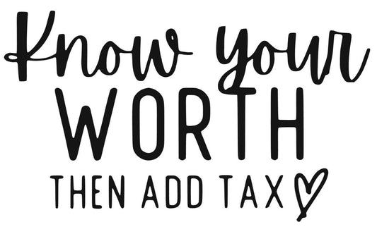 Know Your Worth UV DTF decal-D222