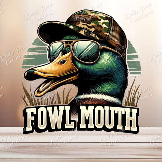 Fowl Mouth UV DTF Decal-D241