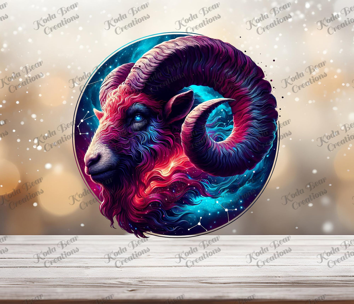 Zodiac Sign UV DTF Decal