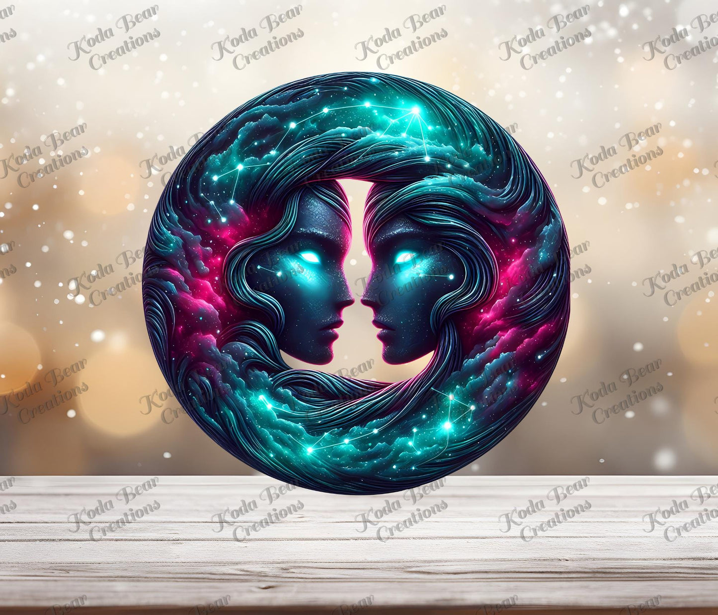 Zodiac Sign UV DTF Decal