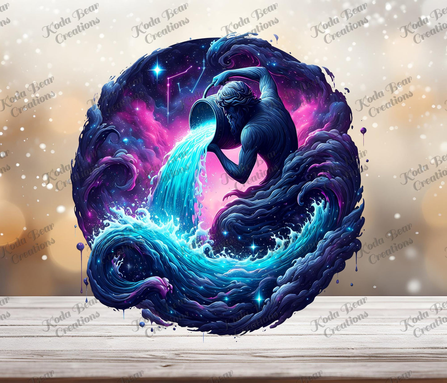 Zodiac Sign UV DTF Decal