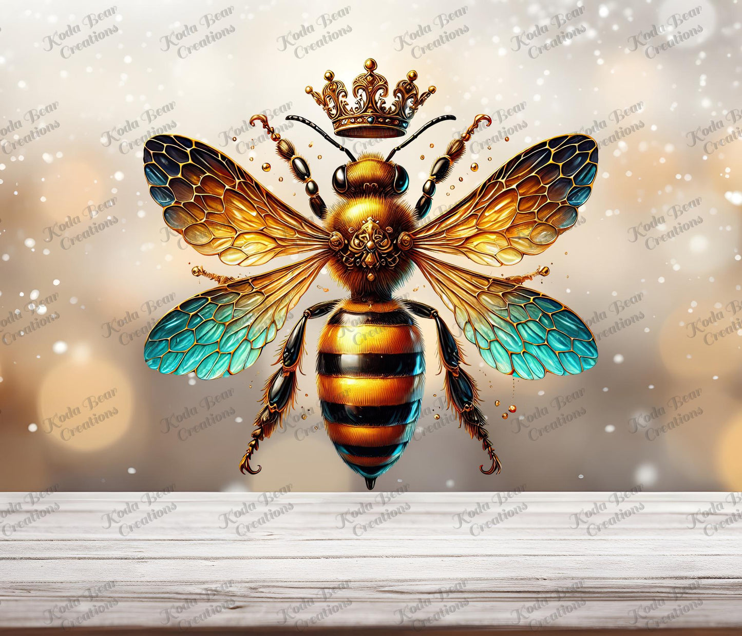 Queen Bee UV DTF Decal