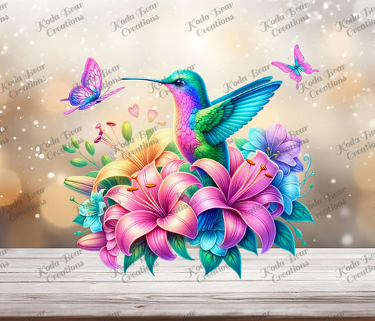 Hummingbird 2 UV DTF Decal