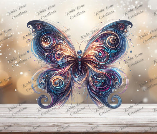 Mystic Butterfly UV DTF Decal