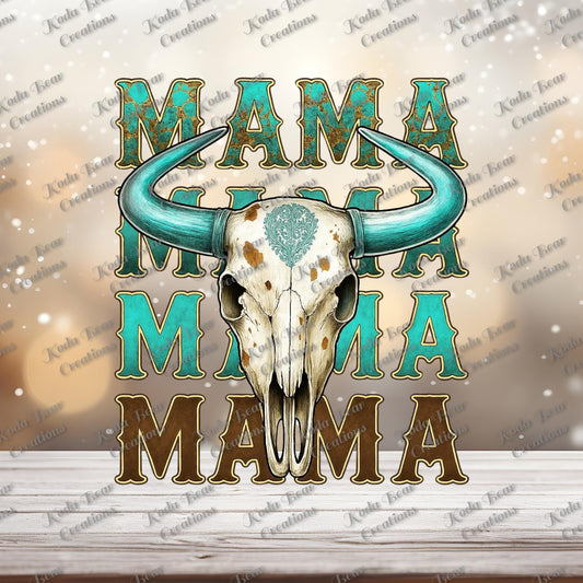 Mama Western UV DTF Decal