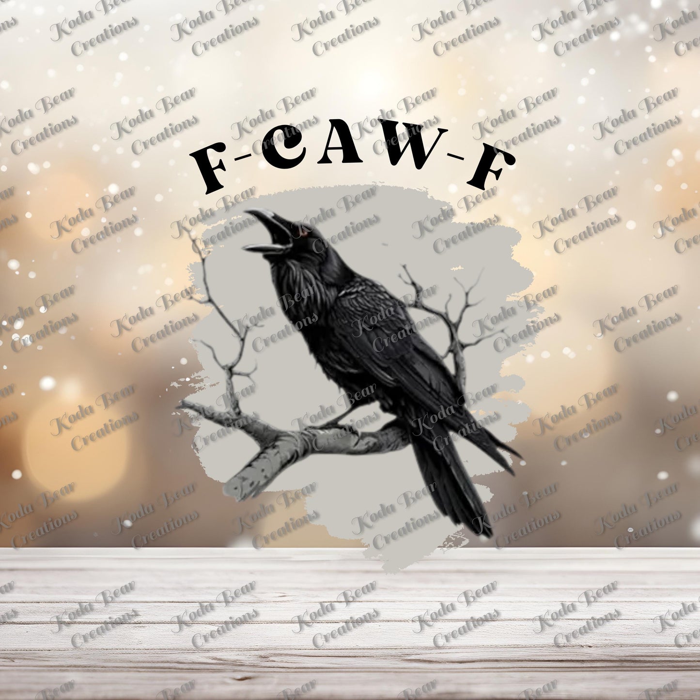 F-Caw-F DTF Decal