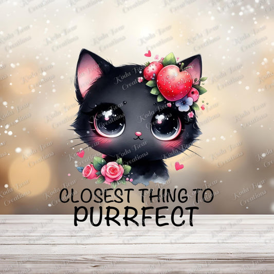 Close to Purrfect UV DTF Decal