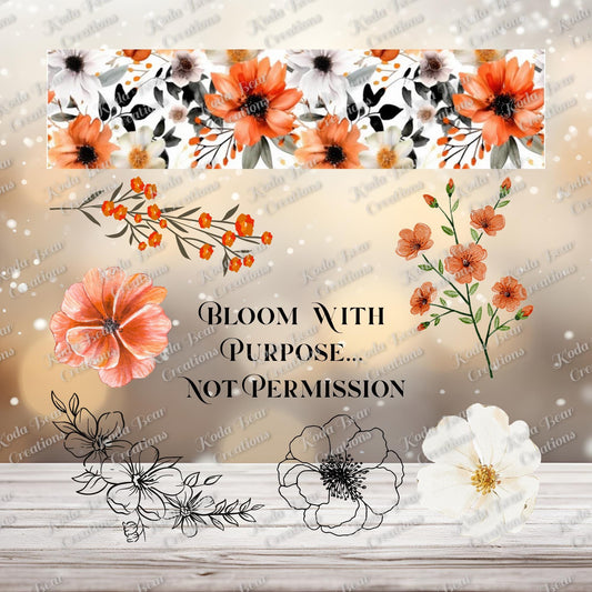 Bloom with Purpose Element Sheet UV DTF Decals