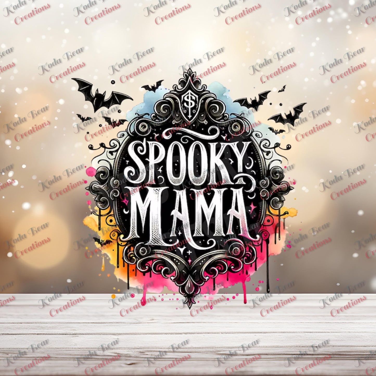 Spooky Mama UV DTF Decal-D152