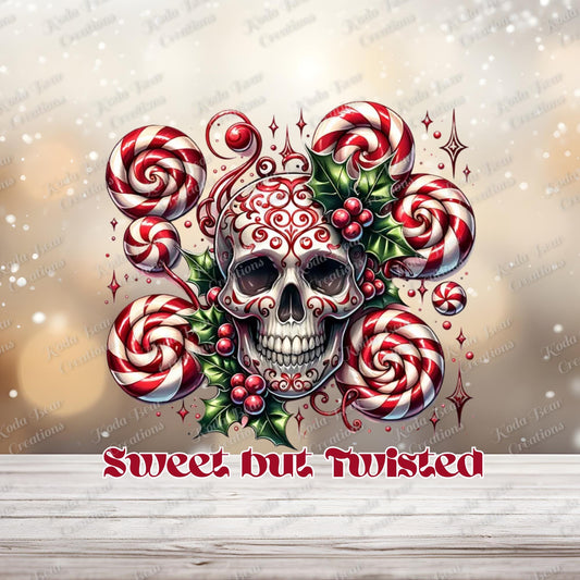 Sweet But Twisted UV DTF decal-D002