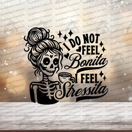 Not Bonita UV DTF decal=D190