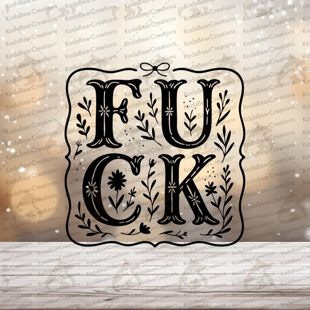 F U C * Decal UV DTF-D178