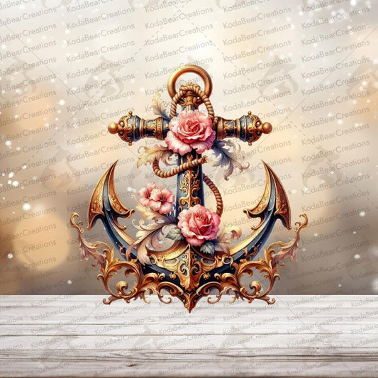 Anchor 1 UV DTF Decal-D114